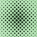 Round Patterned Mint Green Rug, pat2035grn