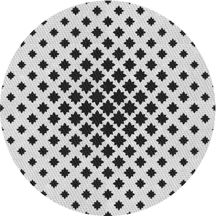 Square Patterned Platinum Gray Rug, pat2035gry