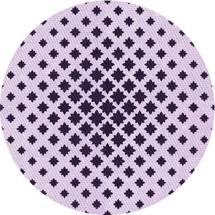 Square Patterned Purple Violet Purple Rug, pat2035pur