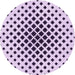 Square Patterned Purple Violet Purple Rug, pat2035pur