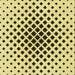 Round Patterned Mustard Yellow Rug, pat2035yw