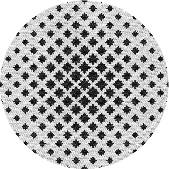 Square Machine Washable Transitional Carbon Gray Rug, wshpat2035