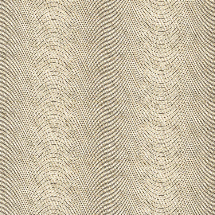 Round Machine Washable Transitional Wheat Beige Rug, wshpat2036brn