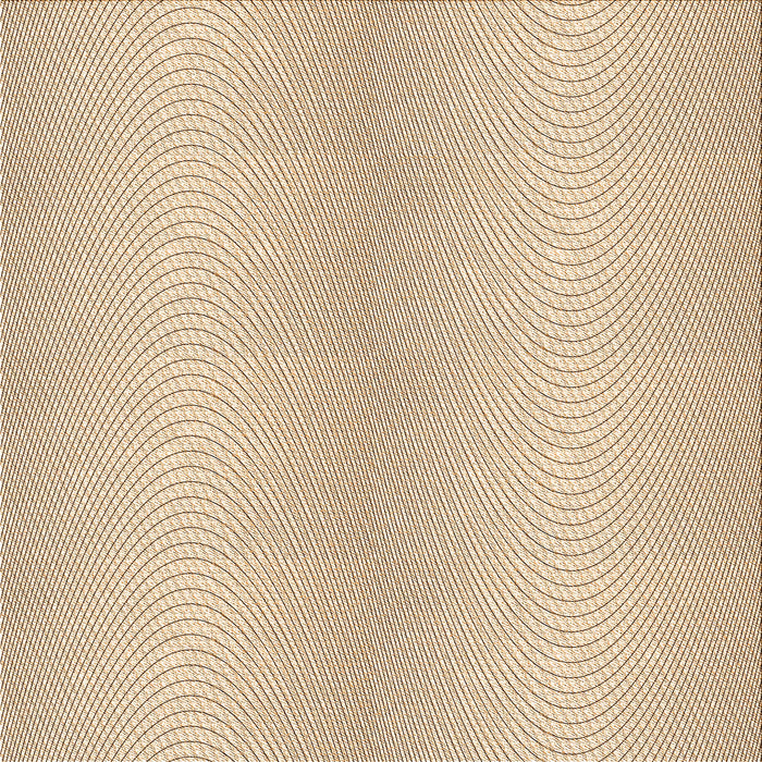 Round Patterned Bronze Brown Rug, pat2036org