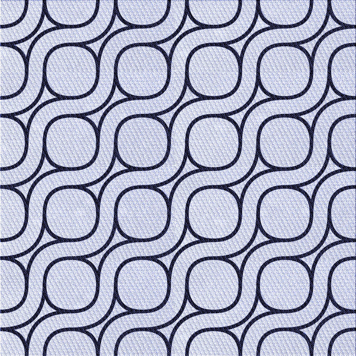 Round Patterned Lavender Blue Rug, pat2037blu