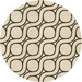 Square Patterned Wheat Beige Rug, pat2037brn