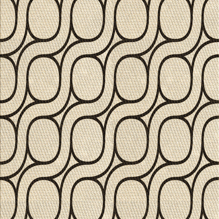 Machine Washable Transitional Wheat Beige Rug, wshpat2037brn