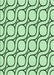 Patterned Mint Green Rug, pat2037grn