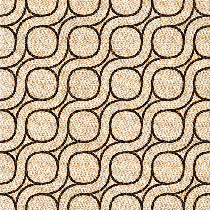 Round Machine Washable Transitional Light Brown Rug, wshpat2037org