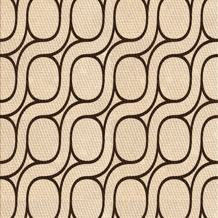 Patterned Light Brown Rug, pat2037org