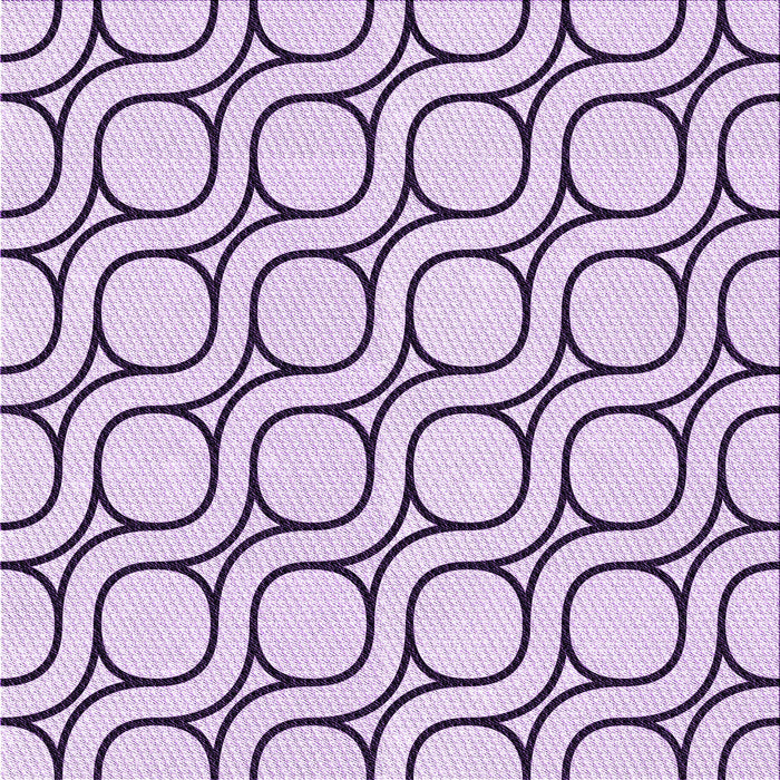 Round Machine Washable Transitional Purple Flower Purple Rug, wshpat2037pur