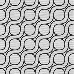 Sideview of Machine Washable Transitional White Smoke Rug, wshpat2037