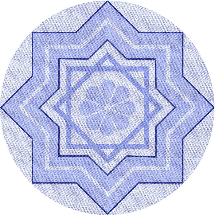 Square Machine Washable Transitional Sky Blue Rug in a Living Room, wshpat2038blu