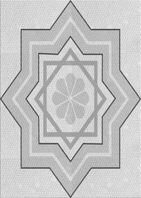 Machine Washable Transitional Platinum Gray Rug, wshpat2038gry