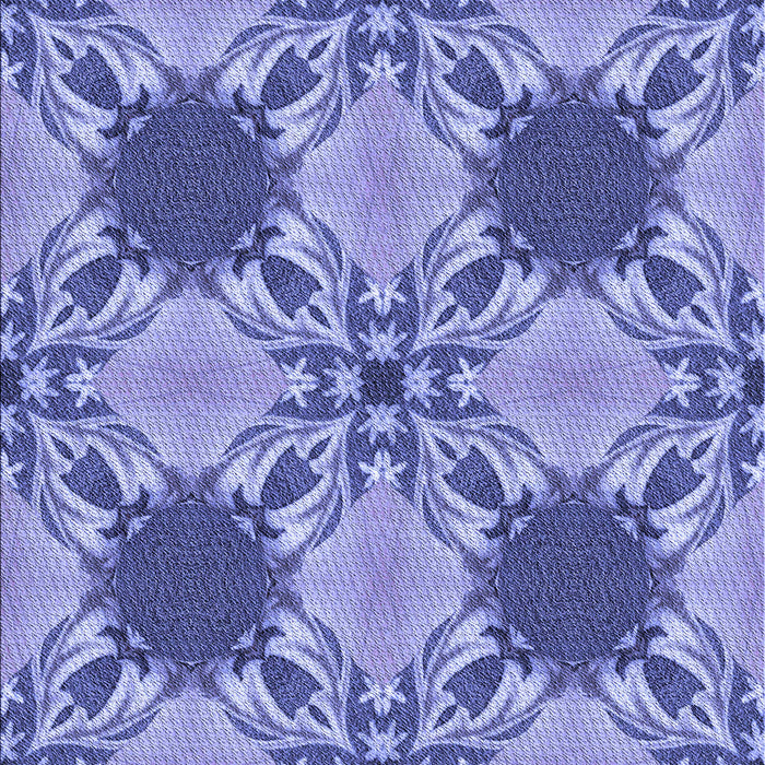 Patterned Jeans Blue Rug, pat2039blu