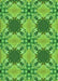 Patterned Emerald Green Rug, pat2039grn