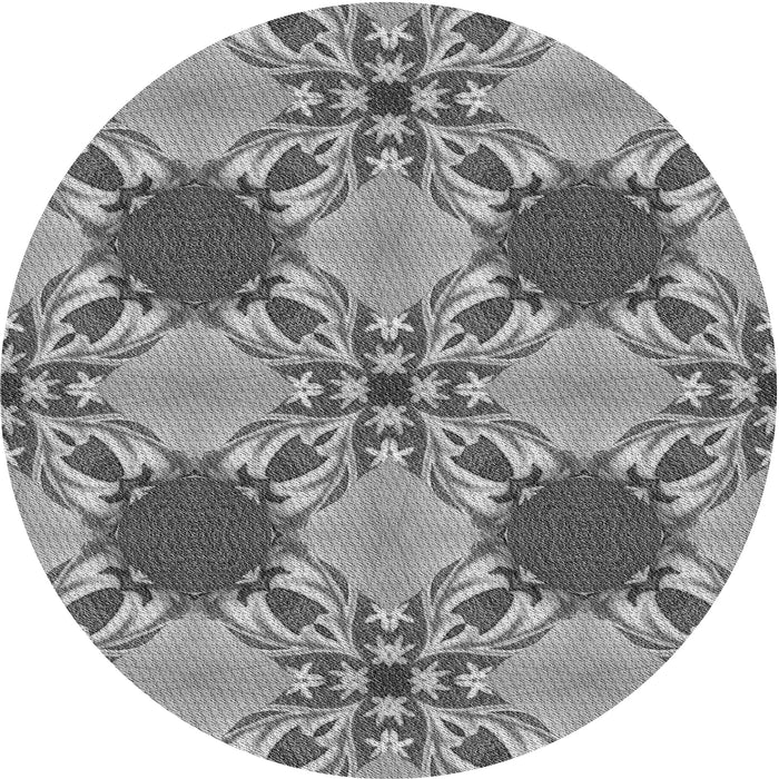 Square Machine Washable Transitional Cloud Gray Rug in a Living Room, wshpat2039gry