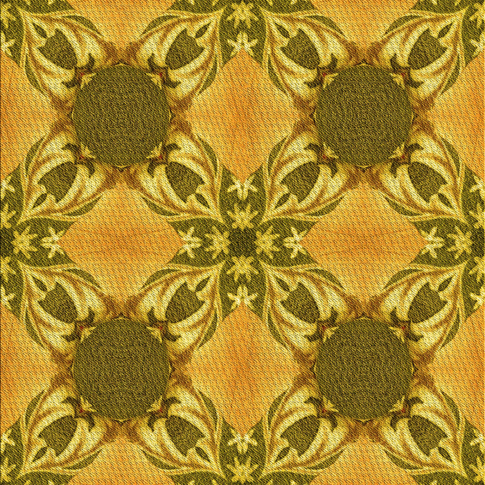 Patterned Dark Bisque Brown Rug, pat2039yw