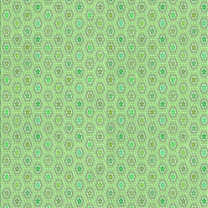 Patterned Green Rug, pat204grn