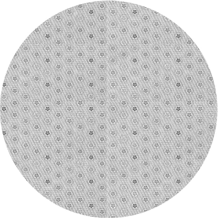 Square Machine Washable Transitional Dark Gray Rug in a Living Room, wshpat204gry