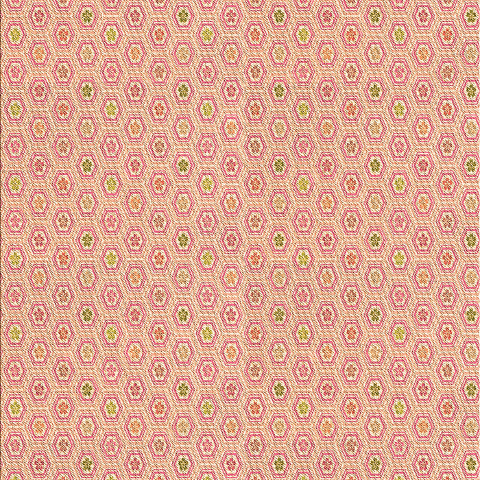 Machine Washable Transitional Tomato Red Rug, wshpat204org