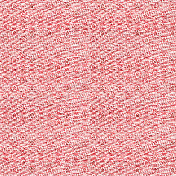 Machine Washable Transitional Red Rug, wshpat204rd