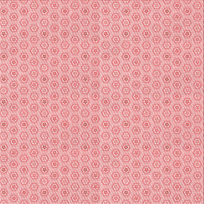Round Patterned Red Rug, pat204rd