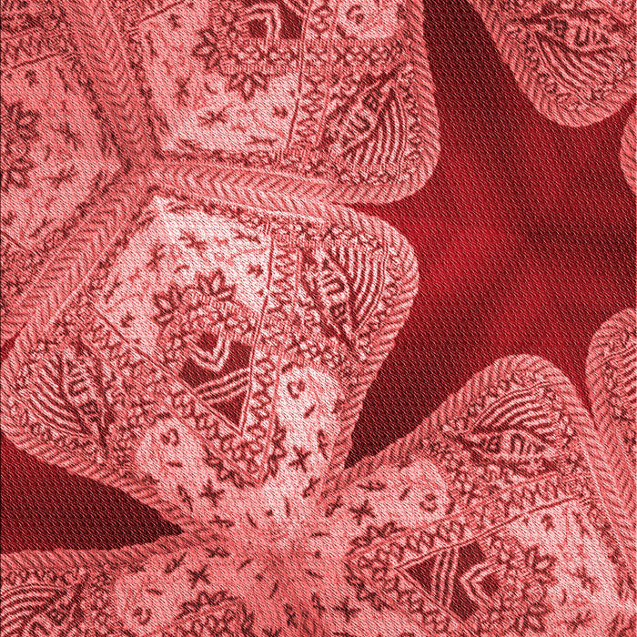 Patterned Red Rug, pat2040rd