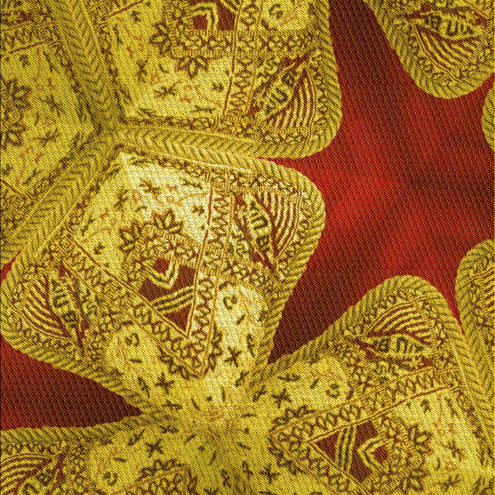 Patterned Mahogany Brown Rug, pat2040yw