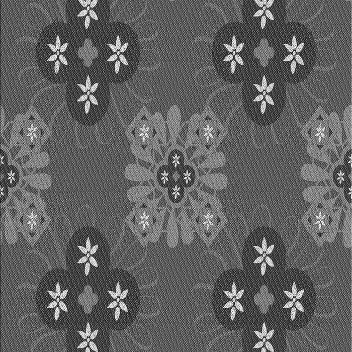 Patterned Gray Rug, pat2042gry