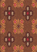 Patterned Orange Rug, pat2042org