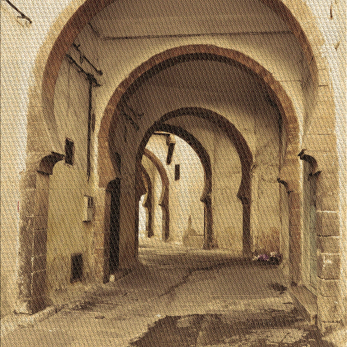 Machine Washable Transitional Saddle Brown Rug, wshpat2043brn