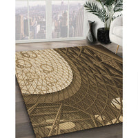 Patterned Peru Brown Rug, pat2044brn