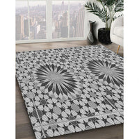 Patterned Ash Gray Rug, pat2045gry