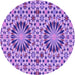 Square Patterned Violet Purple Rug, pat2045pur