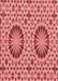 Patterned Light Coral Pink Rug, pat2045rd