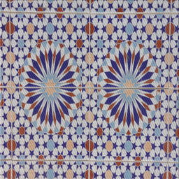 Square Patterned Purple Novelty Rug, pat2045