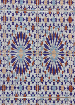 Patterned Purple Novelty Rug, pat2045