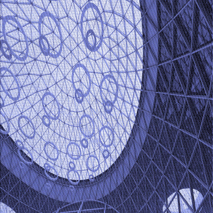 Patterned Sky Blue Rug, pat2046blu