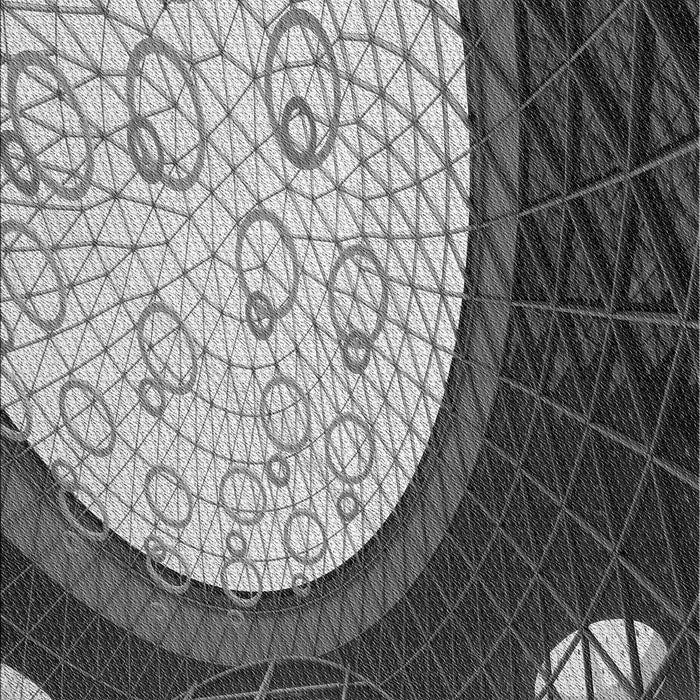 Machine Washable Transitional Cloud Gray Rug, wshpat2046gry