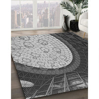 Patterned Cloud Gray Rug, pat2046gry