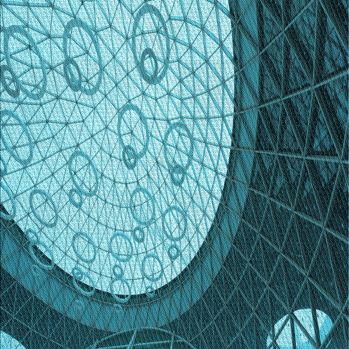 Patterned Diamond Blue Rug, pat2046lblu