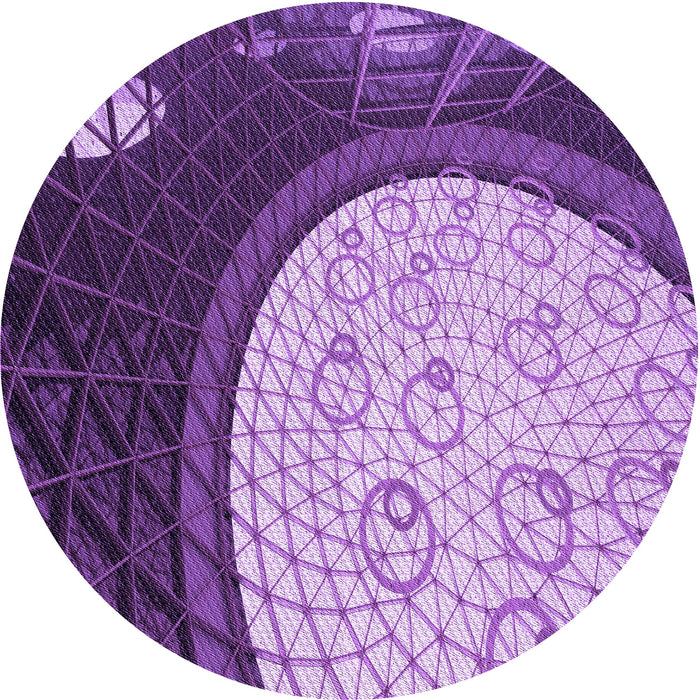 Square Machine Washable Transitional Violet Purple Rug in a Living Room, wshpat2046pur