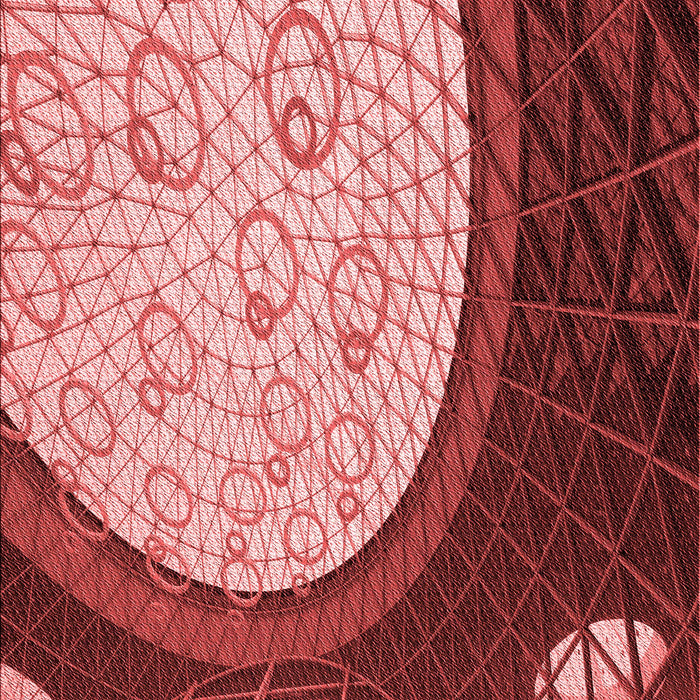 Patterned Light Coral Pink Rug, pat2046rd