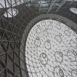 Sideview of Machine Washable Transitional Silver Gray Rug, wshpat2046