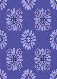 Machine Washable Transitional Purple Rug, wshpat2047blu