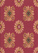 Machine Washable Transitional Crimson Red Rug, wshpat2047brn