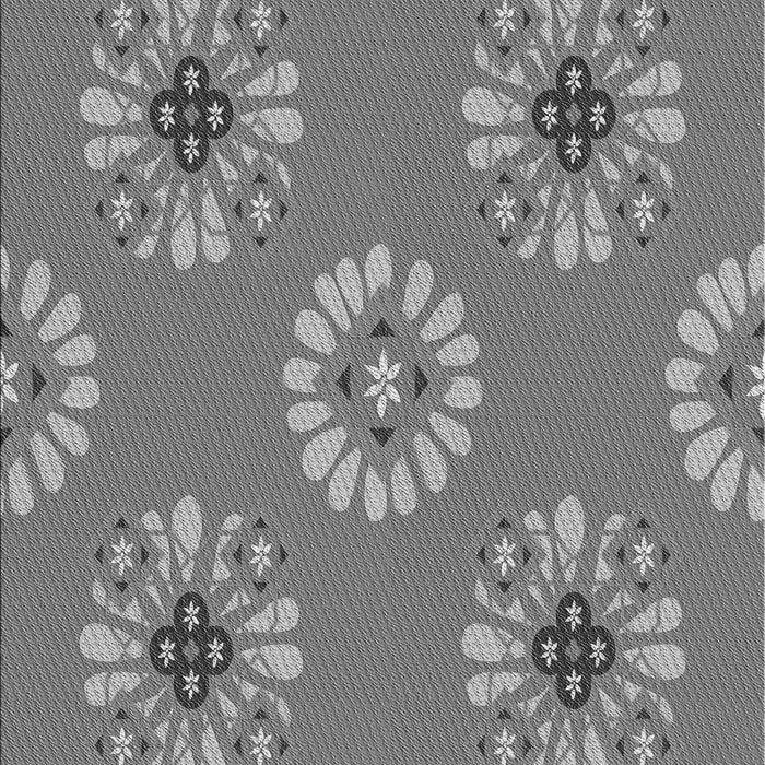 Patterned Ash Gray Rug, pat2047gry