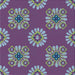 Round Patterned Purple Rug, pat2047lblu