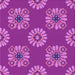 Round Patterned Fuchsia Magenta Purple Rug, pat2047pur